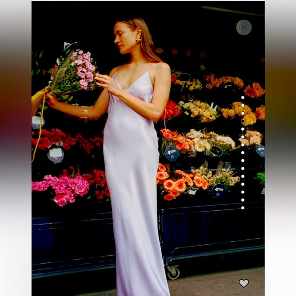 NWT J.Crew x Anna October V-neck slip dress in luster crepe 18 - Picture 3 of 16